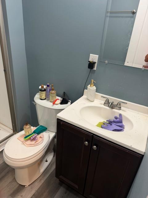 Guest bathroom, top to bottom — before cleaning