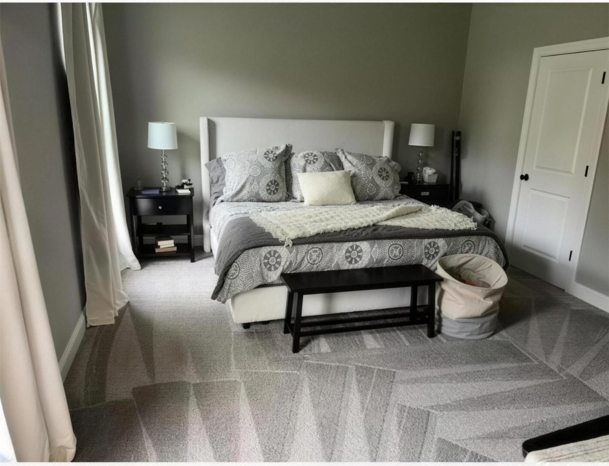 Master bedroom — after cleaning